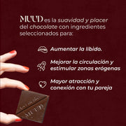 Chocolate Afrodisiaco Efectos - Estimulante Hombre y Mujer - Líbido, circulación, atracción y conexión | Muud Chocolate